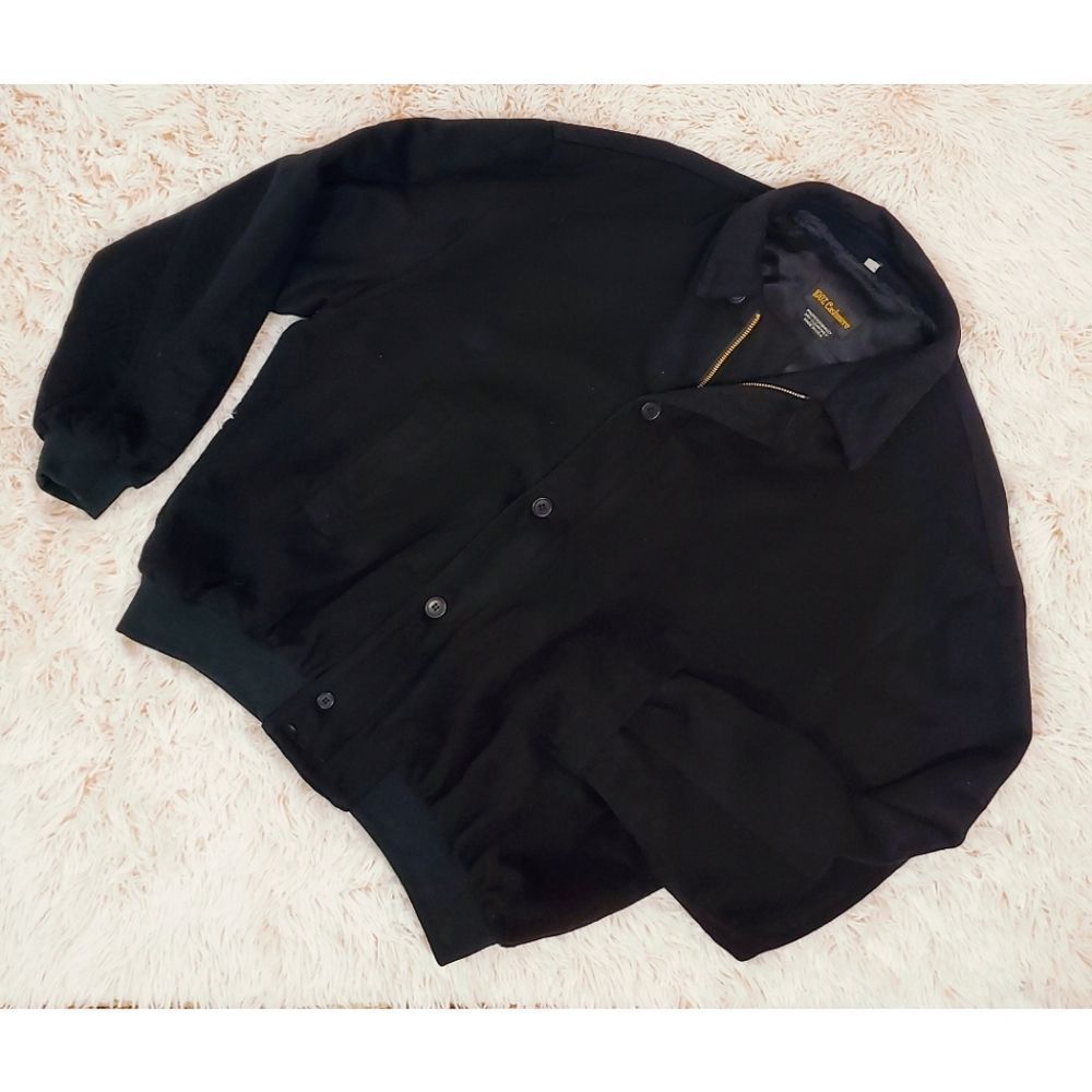 Vintage Luxury 100% Cashmere Majer Brand Tuttle Golf Bomber Oversized Jacket
